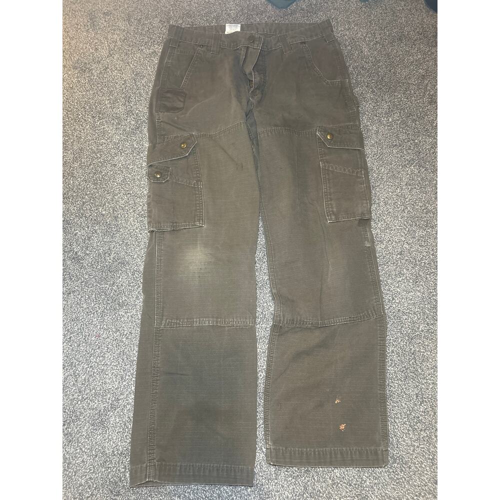 Carhartt B342 Ripstop Cargo Pant Men 34x33  Army Green Gorpcore Workwear Utility